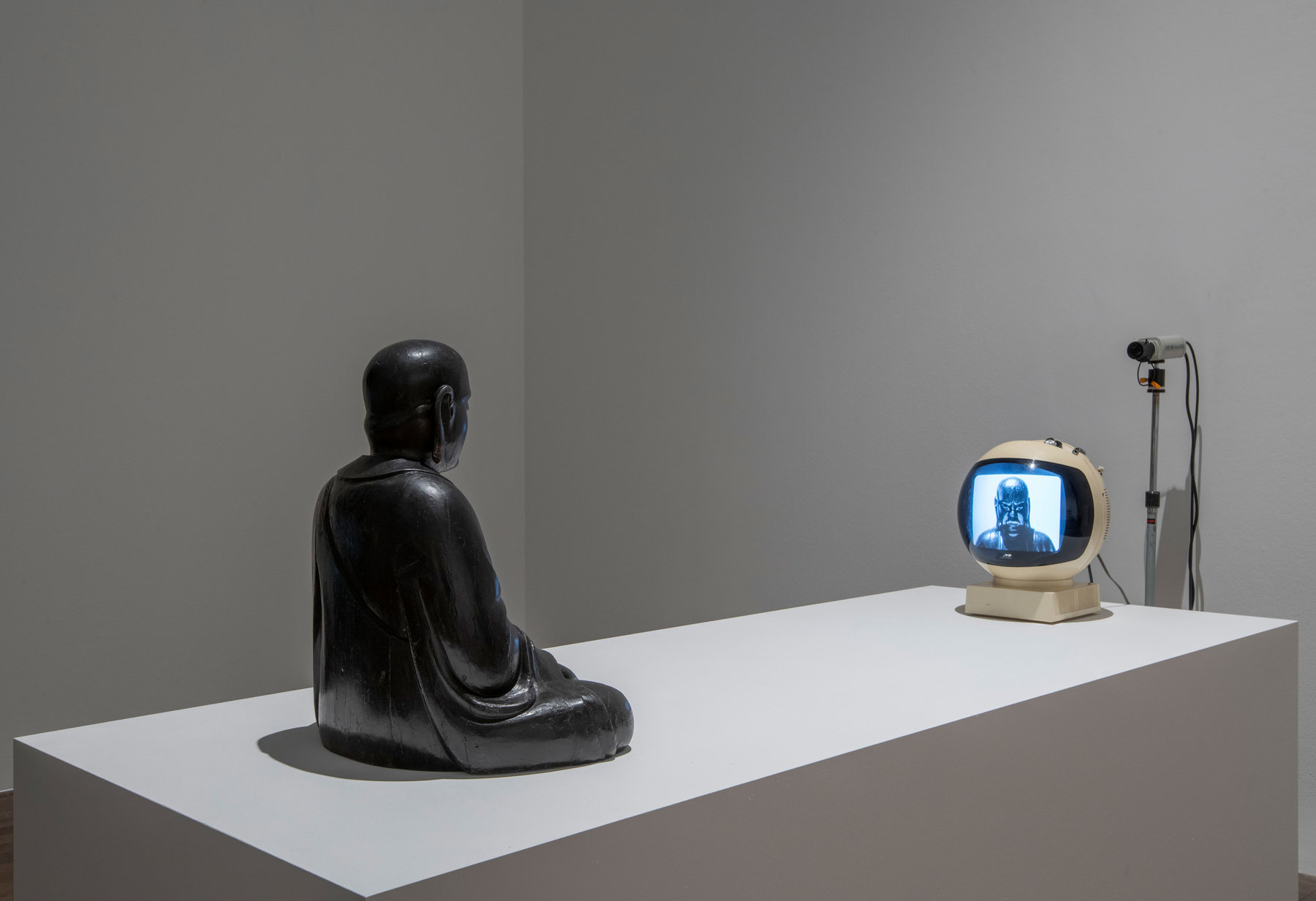 TV Buddha” by Naim June Paik, 1974
